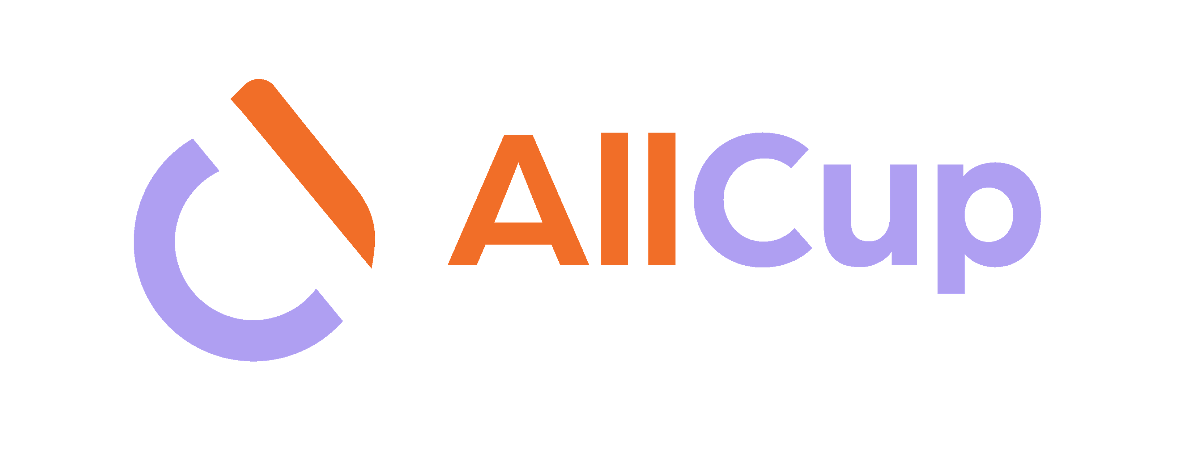 Logo AllCup Lila Orange